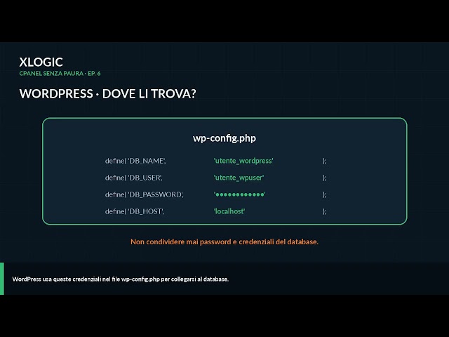 Database MySQL in cPanel: crearli e gestirli | #06