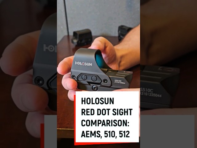 The Pros & Cons of the @holosun AEMS, 510 & 512 Red Dot Sights 🎯 👀
