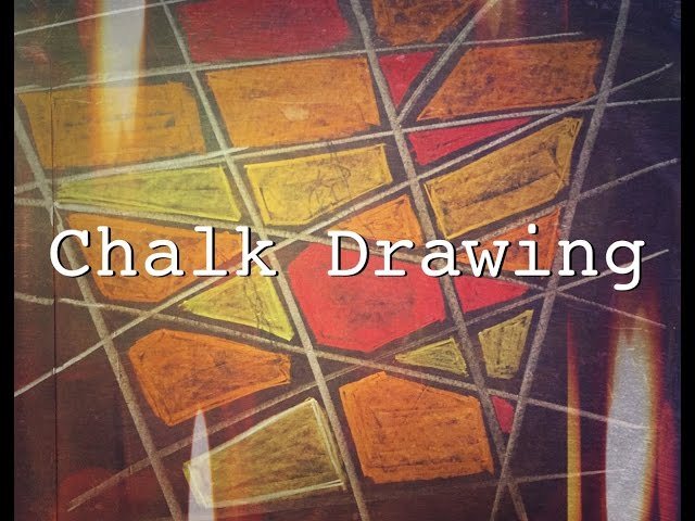 Chalk Drawing: Geometric Shapes