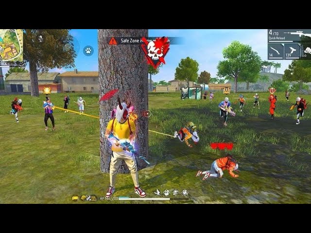 40 KILL 🎯 SOLO VS SQUAD FULL GAMEPLAY ⚡ FREE FIRE VIDEO 