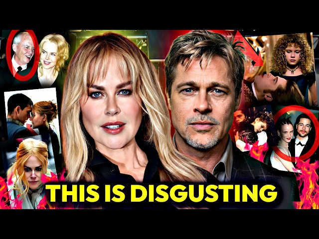 NICOLE KIDMAN'S CREEPY ON-SET BEHAVIOR & BRAD PITT'S BIZARRE OBSESSION WITH MUCH YOUNGER CO-STARS