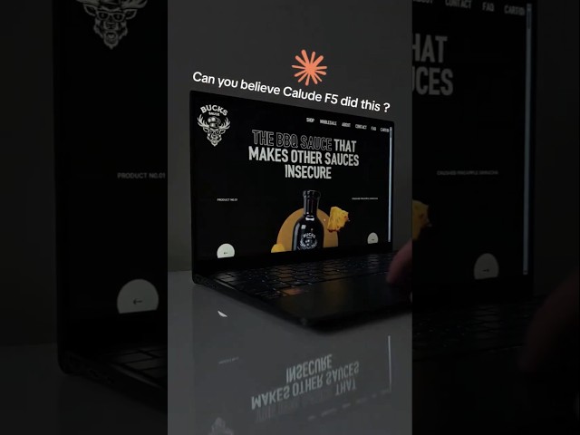 🔥E-Commerce Landing Page Designed By AI! #coding