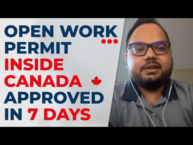 Work Permit Inside Canada Approved within 7 days! Client Review Immigration News IRCC Updates Vlog
