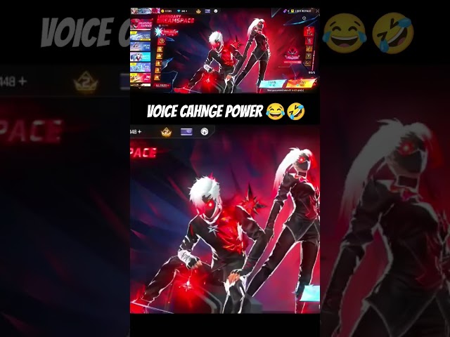 Voice Change Power 😂🤣 Wait For Voice Change 😂 VIP GAMERS #freefire #ytshort #shorts #freefiremax