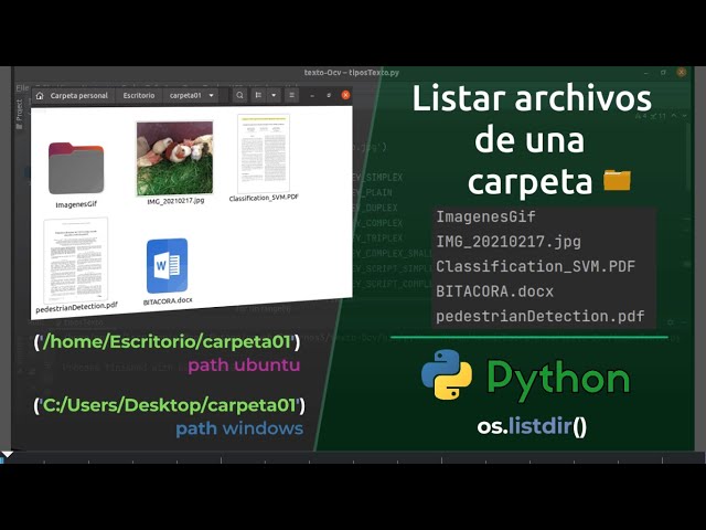 Listing Files in a Folder | Python - os.listdir