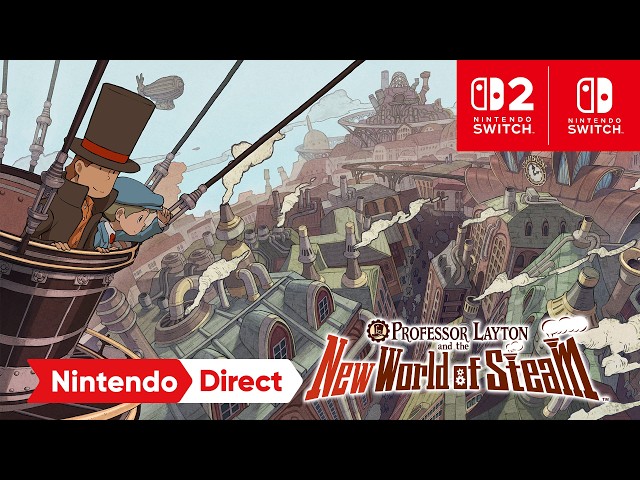 Professor Layton and the New World of Steam – Coming December 10th