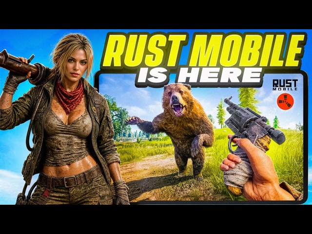 Rust Mobile is Here! My First 8 Man Lobby