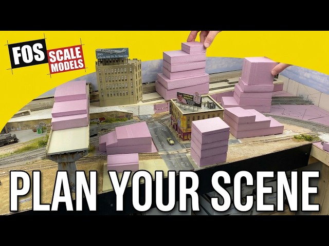 Foam Mock Ups for Your Model Railroad