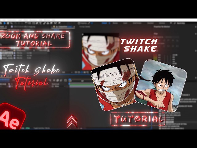 “Twitch  Shake Effect in After Effects | Zoom Tutorial” - AFTER EFFECT TUTORIAL