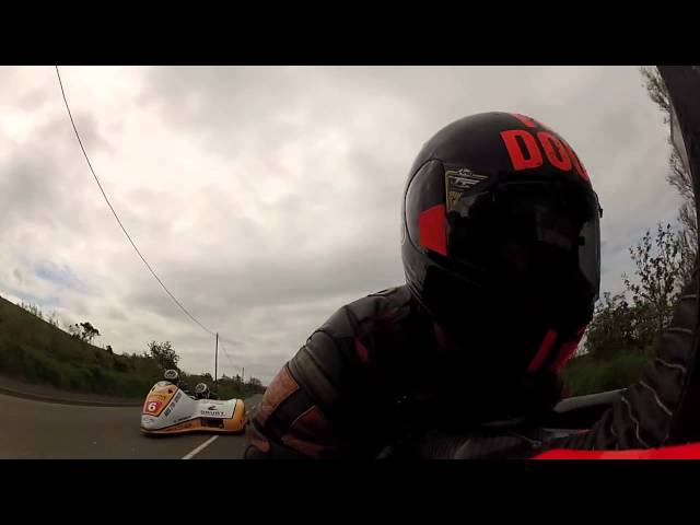 TT 2013 - Sidecar Race 1 - Doug Wright/Martin Hall