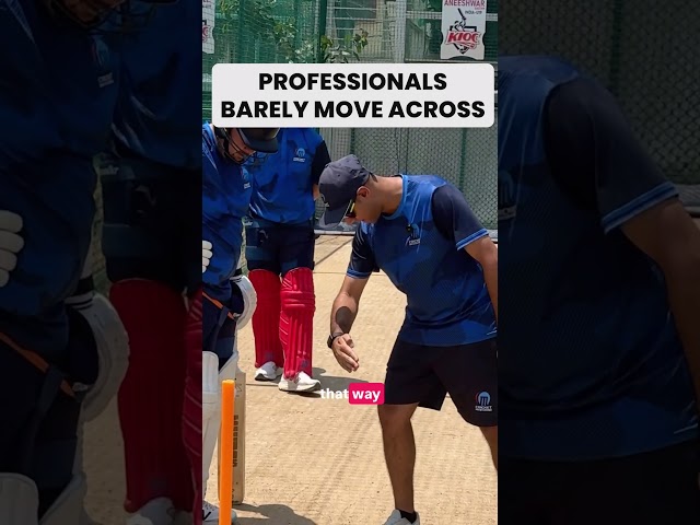 This Is What the PROS Do When Playing The Cut Shot #cricket #crickettips #cricketcoaching