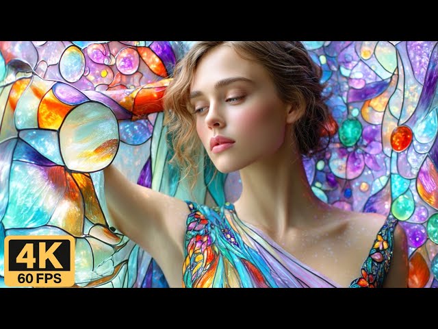 Visual Poems | Stained Glass Fantasy [AI Music Video]