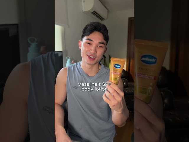 male summer essentials! #VaselinePH #VaselinePhilippines #GlutaHyaFeeling