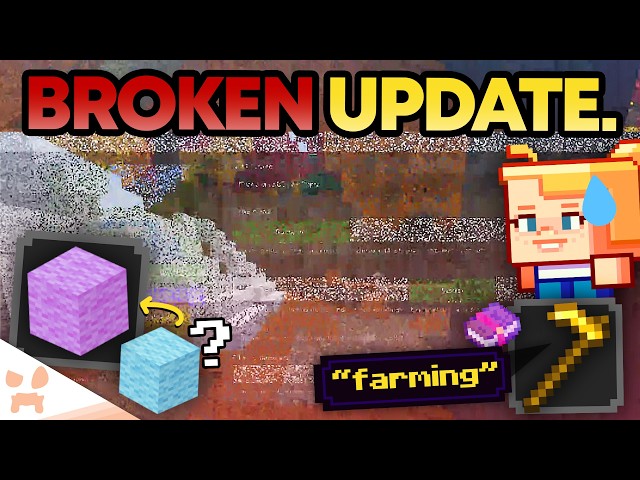 BACK UP NOW: MINECRAFT’S NEW UPDATE IS BROKEN & DELETING BUILDS + HAS "SECRET" ENCHANTS?!
