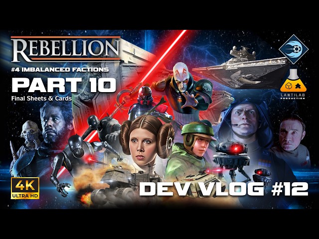 Dev Vlog 12:  Fan Expansion #4 Part 10: Final Sheets & Cards