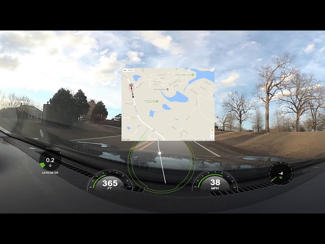 Garmin VIRB 360 with Google Map Overlay