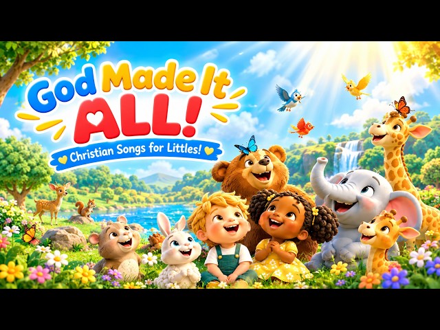 God Made It ALL! Creation Song for Kids | Christian Songs for Littles | Heaven's Little Hearts