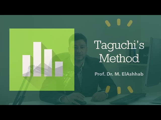 Optimization using Taguchi's Method and Minitab