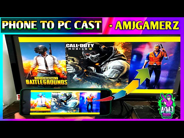 HOW TO CAST MOBILE TO PC SCREEN  ll FULL EXPLAINATION ll  AMJGAMERZ