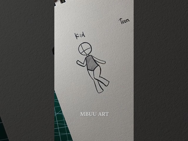 Drawing body girl stickman tutorial✏️ #drawing #tutorial #stickman #howtodraw #art #shorts