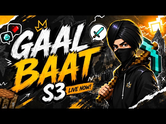 Minecraft | GAAL BAAT SMP SEASON 3 | LIVE STREAM