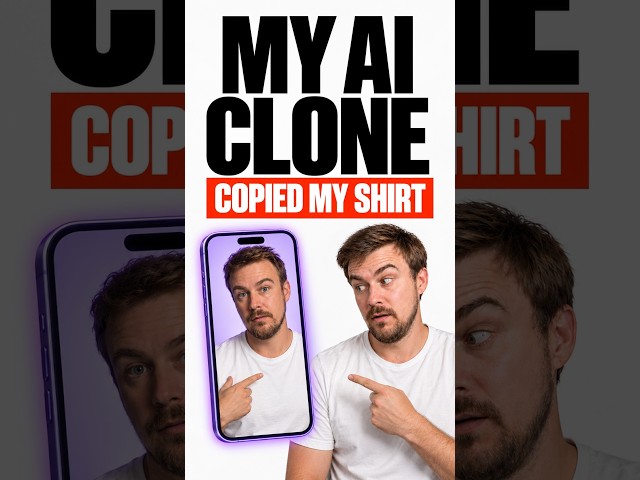 My AI clone even copied the creases in my shirt