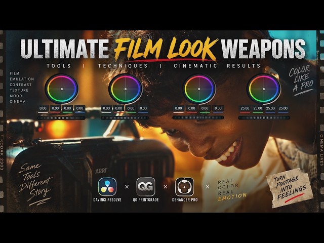 The Ultimate Film Look: QG + Dehancer Pro Color Grading Workflow in Davinci Resolve 21.1