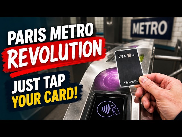 Paris Metro Revolution: Just Tap Your Credit Card!
