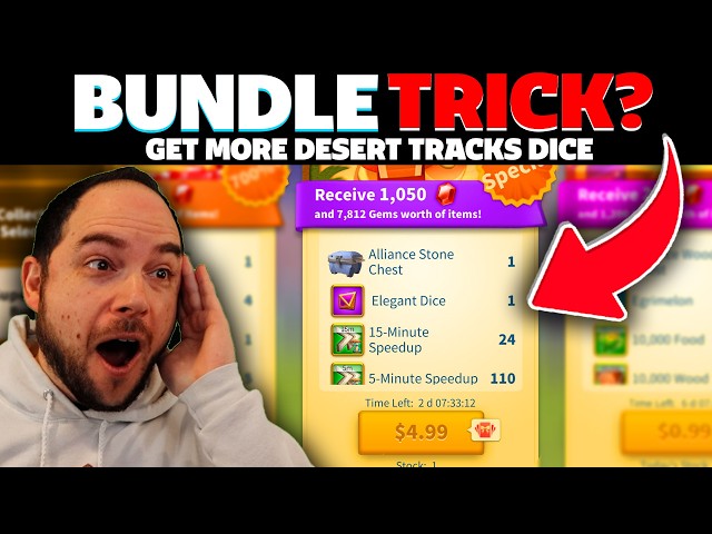 More developer reveals! [& Desert Tracks Bundle Trick] Rise of Kingdoms
