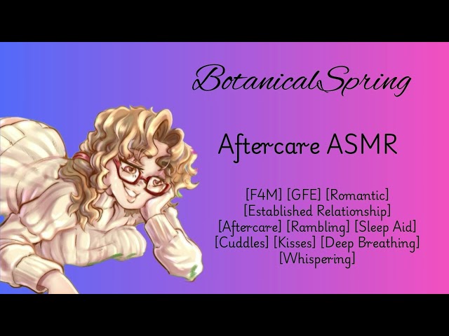 [F4M] Aftercare ASMR [Romantic Audio Roleplay]