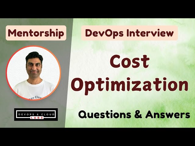 Cost Optimization - AWS DevOps Interview Questions & Answers #devops #aws #amazonwebservices #tips