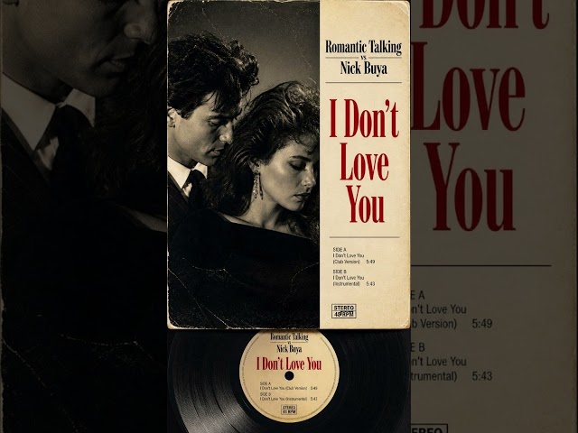 Romantic Talking - I Don't Love You (Nick Buya & Dieter Bohlen Style) #remix #misic  #80smusic  #dj