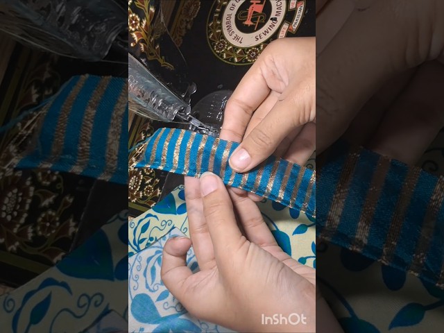 This Piping Trick Is Amazing 😱 | New Neck Design #Shorts