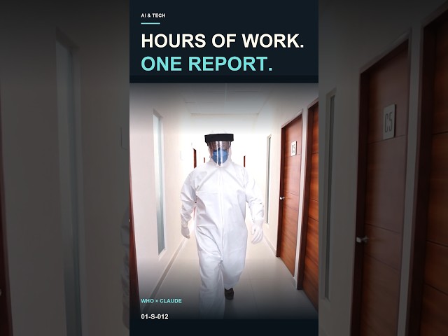 bola Reports in Under an Hour? What WHO Teams Did With Claude.#shorts  #aiagents #ai #automation