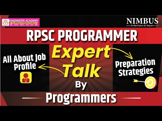 Expert से जाने RPSC Programmer Exam में Top करने की Complete Preparation Strategy #rpscprogrammer