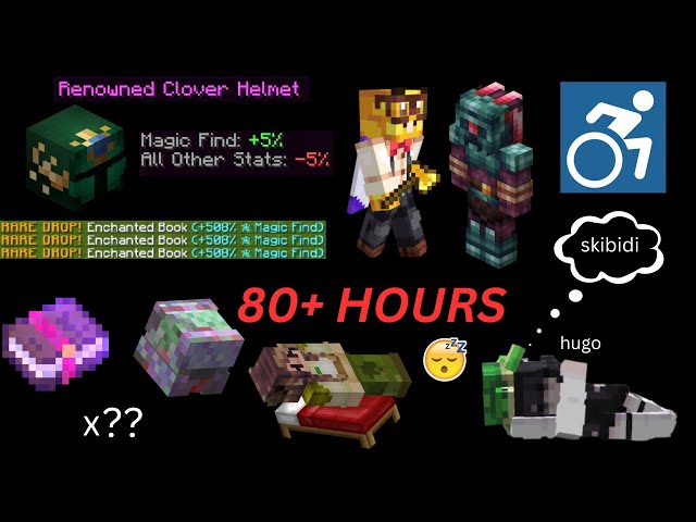 Loot from 80+ hours of Diana | Hypixel SkyBlock