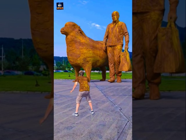A boy throw the ball to unblock the muddy two friends 🤯3D Special Effects| 3D Animation #shorts #vfx