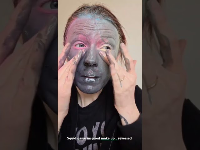 Squid game inspired make up #squidgame #makeup