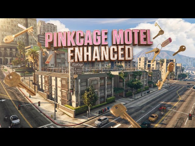 FiveM Map | Pinkcage Motel Enhanced - 54 Rooms