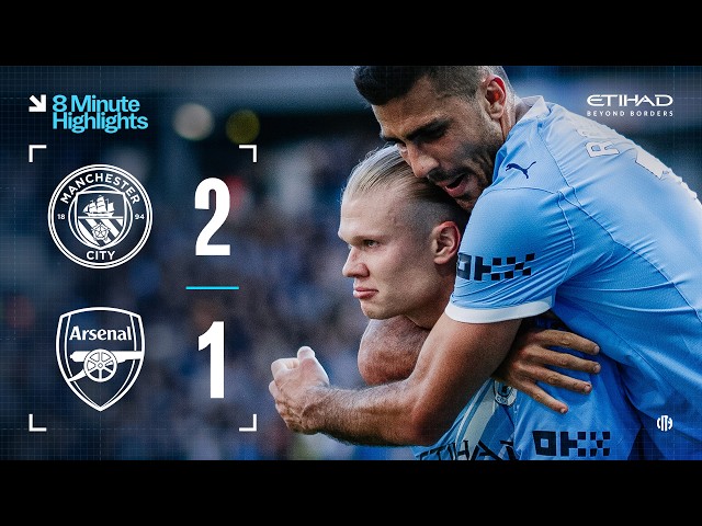 EXTENDED HIGHLIGHTS | Man City 2-1 Arsenal | Cherki, Havertz and Haaland Goals