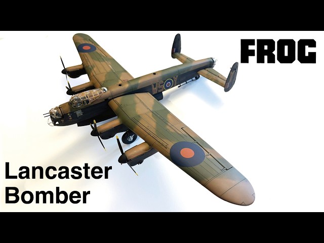 Frog 1/72 Lancaster - building a rare and classic plastic model kit!