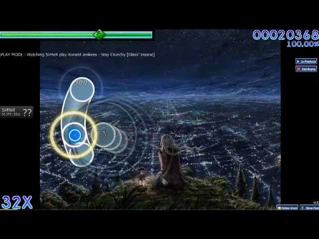 Ronald Jenkees - Still Crunchy [glass' Insane](osu! gameplay)