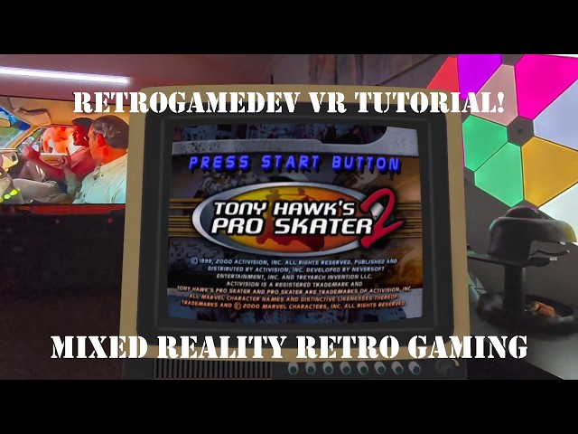How To Play Retro Games in Mixed Reality! RetroGameDev VR Tutorial!