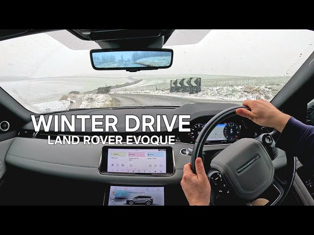 LAND ROVER EVOQUE WINTER DRIVE - YORKSHIRE UK 2024