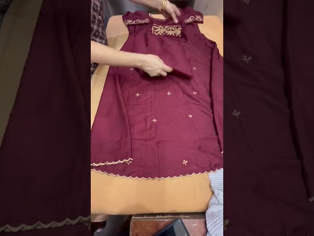 Frock suit stitching tej special#embroidery #viral #trending #6239009067