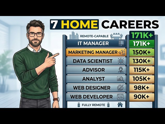 7 High-Paying Careers You Can Work From Home