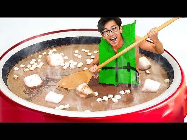 We Made The World's BIGGEST Hot Chocolate!
