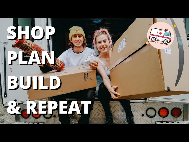 PREPARING FOR VAN LIFE | Unboxing Stuff We Bought Online + Adding Insulation to Ambulance Conversion