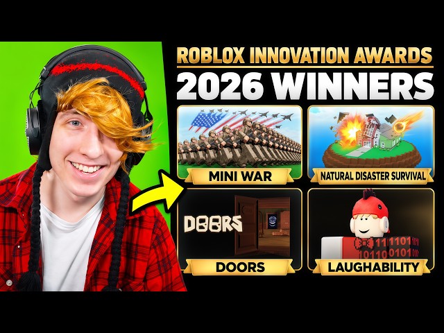 KreekCraft Reacts to EVERY Roblox Innovation Awards 2026 Winner..