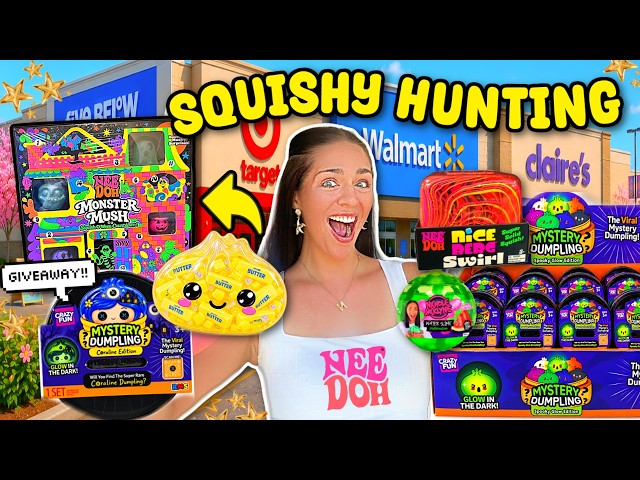 I went ULTRA SQUISHY HUNTING! Dumplings, Needoh, Squeezy!😱